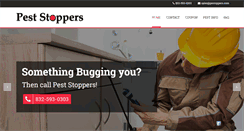 Desktop Screenshot of peststoppers.net